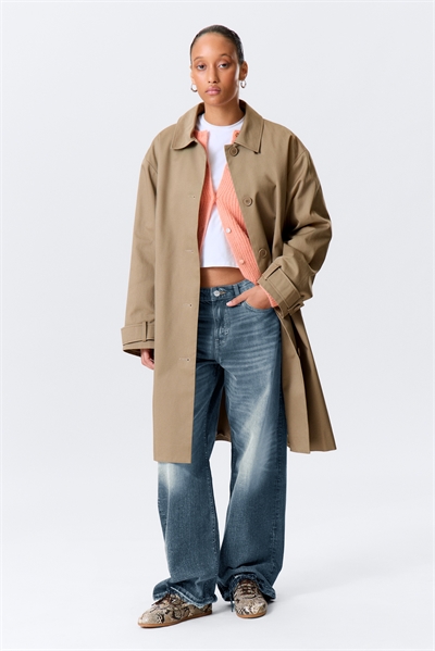 Расслабленное однобортное пальто артикул 1314093001