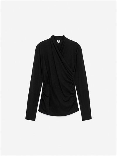 Обтягивающий топ из лиоцелла и хлопка артикул 1300803001