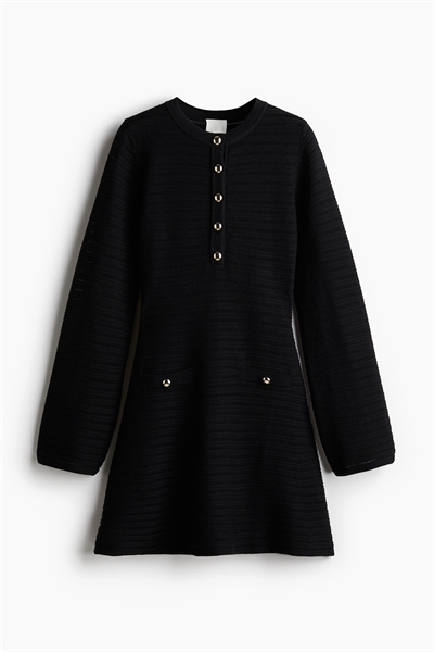 Платье из пуантельевого трикотажа артикул 1277762002