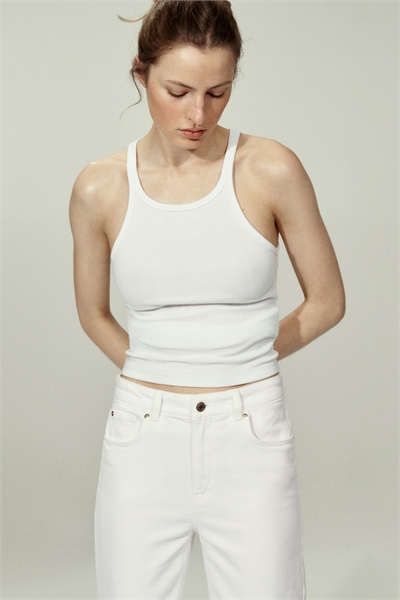 Джинсы с широкой высокой талией артикул 1045459072