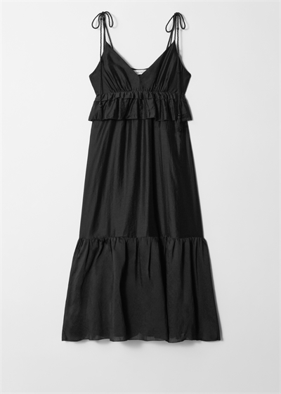 Платье-миди на бретелях артикул 1272087004