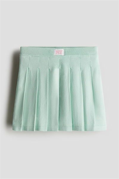 Плиссированная юбка из тонкого трикотажа артикул 1273973001