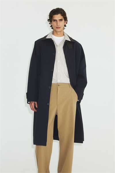 Чинсовые брюки свободного кроя с четырехсторонней эластичностью артикул 1321646002