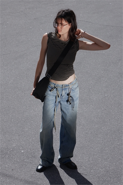 Джинсы Ample Low Rise Loose Wide Leg артикул 1090322039