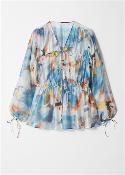 Блузка с рюшами артикул 1271113003