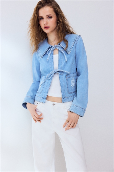 Джинсы с широкой талией артикул 1323075004