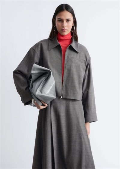 Короткая шерстяная куртка артикул 1326486001