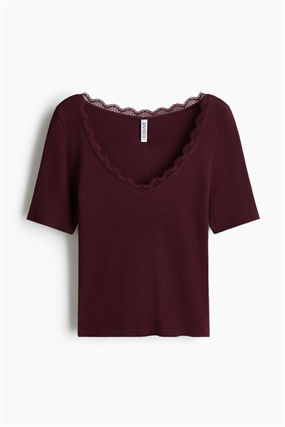 Топ с ребристой вязкой артикул 1314570003