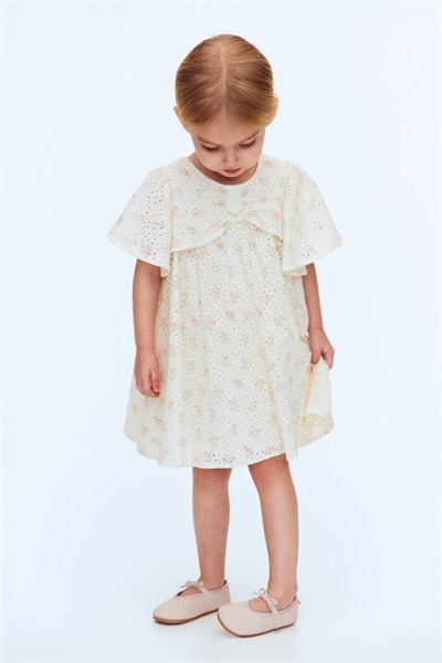 Хлопковое платье с английской вышивкой артикул 1333847001