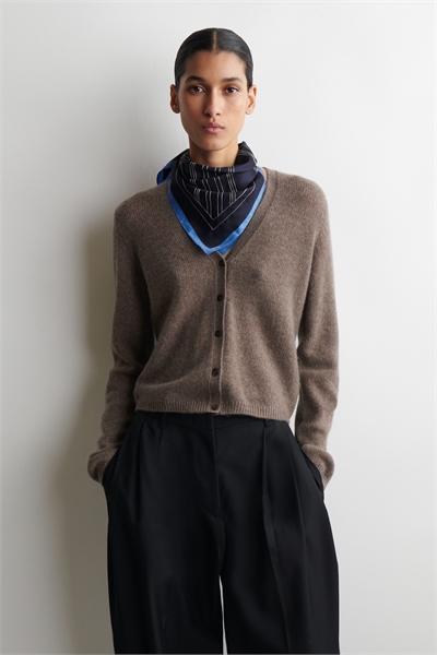 Кардиган с V-образным вырезом из кашемира артикул 1321329001