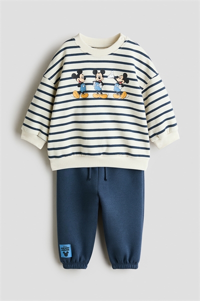 Комплект из 2 частей толстовки с принтом артикул 1314910005