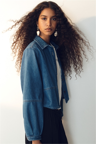 Джинсовая рубашка артикул 1316698003