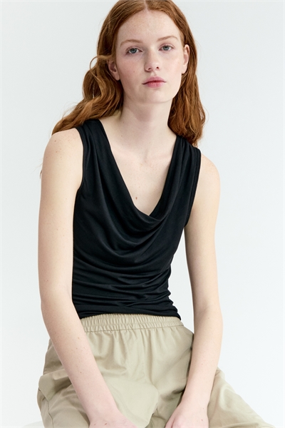 Топ из джерси с капюшоном артикул 1316939001