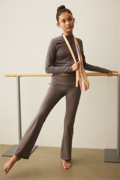 Расклешенные леггинсы для йоги артикул 1319222003