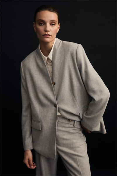 Блейзер без лацканов артикул 1319253001