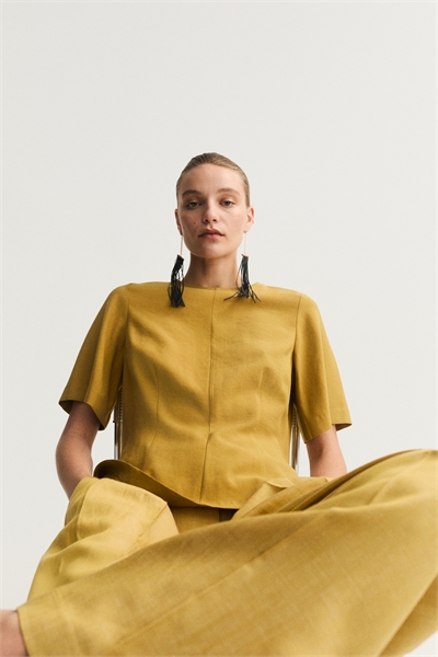 Блузка с баской артикул 1328260001