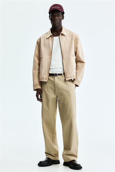 Хлопковая куртка с воротником артикул 1328936002