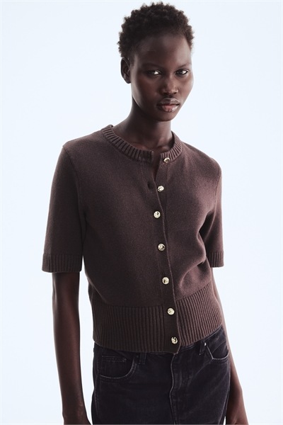 Кардиган с короткими рукавами артикул 1331326002