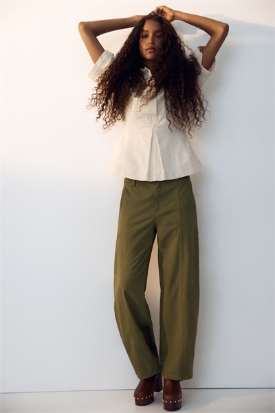 Брюки с широкими штанинами артикул 1339952001