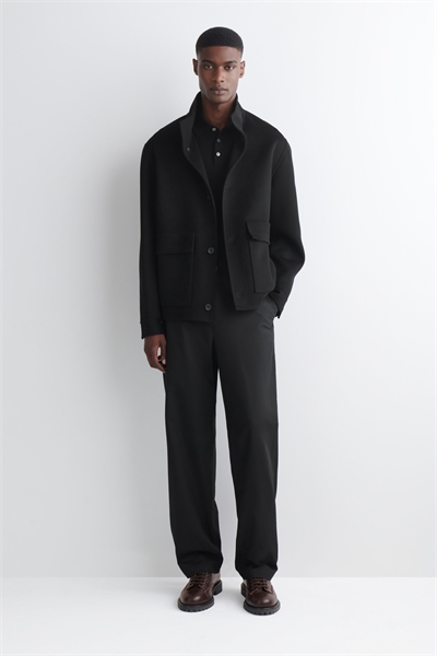 Хлопковые чиносы с прямыми ногами артикул 1289394003