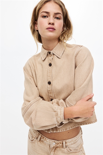 Джинсовая рубашка артикул 1316698005