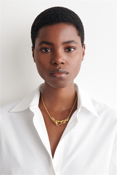 Ожерелье с закрученной лентой артикул 1322104001