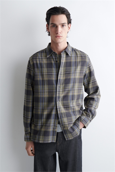 Рубашка из хлопчатобумажной ткани в клетку артикул 1326900001