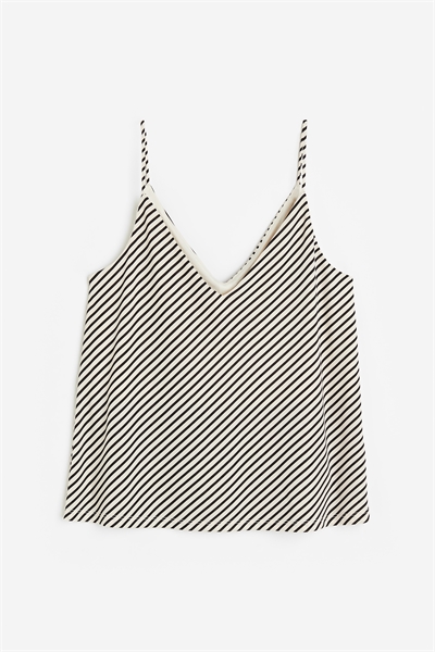 Топ на бретельках с V-образным вырезом артикул 1130072004