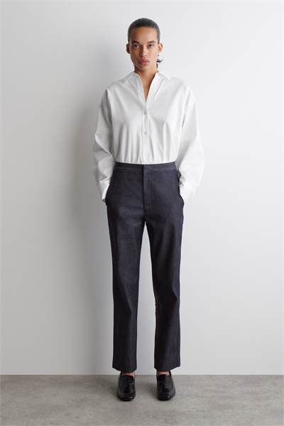 Джинсовые брюки с прямыми ногами артикул 1298073001