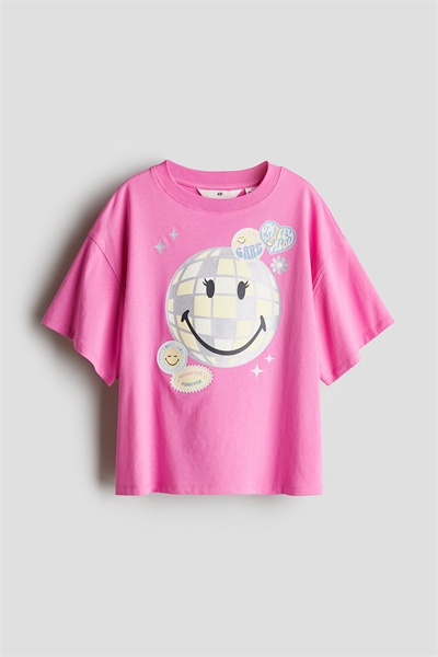 Футболка с принтом хлопковая артикул 1263226014