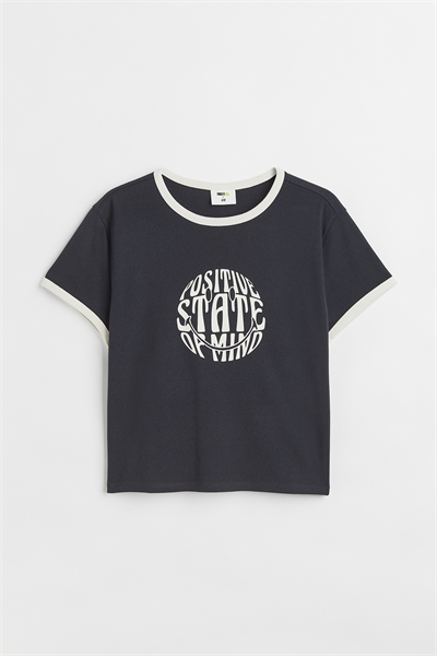 Футболка с принтом H&M+ артикул 1081193001