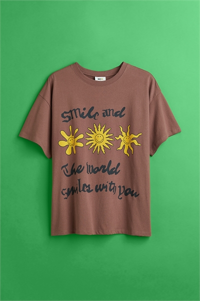 Футболка с принтом H&M+ артикул 1081212002