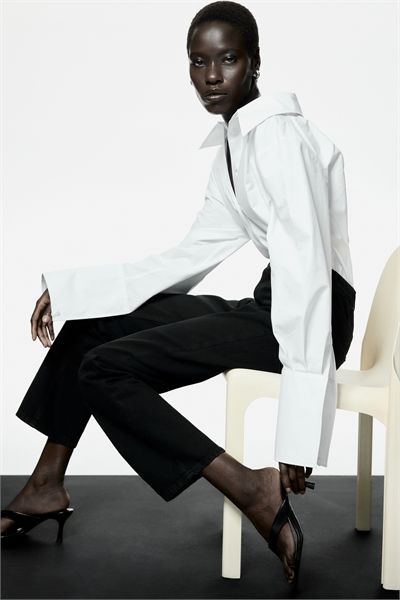 Джинсы с прямым кроем, высокой талией и длиной до щиколотки артикул 1326630003