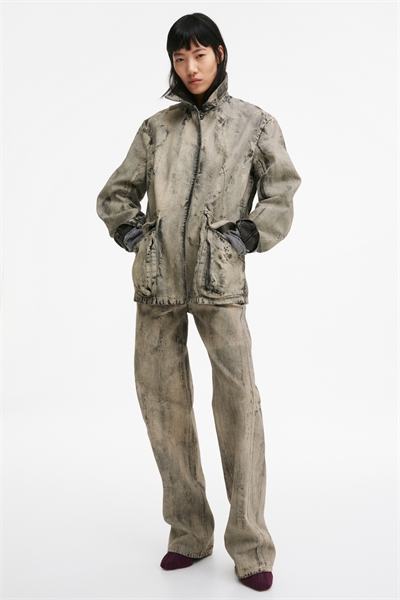 Джинсовая куртка с эффектом окраски артикул 1327069001