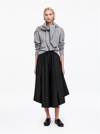 Широкая хлопковая юбка артикул 1329061002