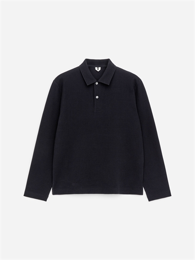 Вафельная рубашка-поло артикул 1337760002