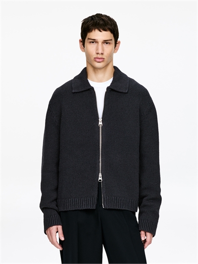 Кардиган из хлопковой смеси на молнии артикул 1317704002