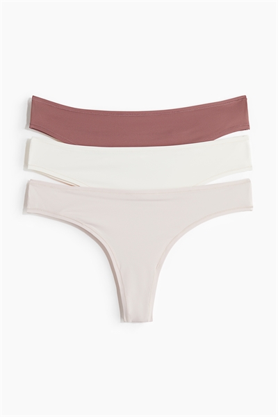 Трусы-бразильяна из микрофибры в количестве 3 штук артикул 1217849005