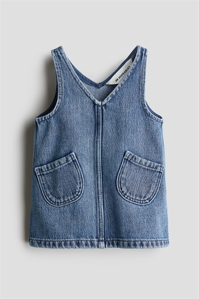 Джинсовое платье-сарафан артикул 1256463002