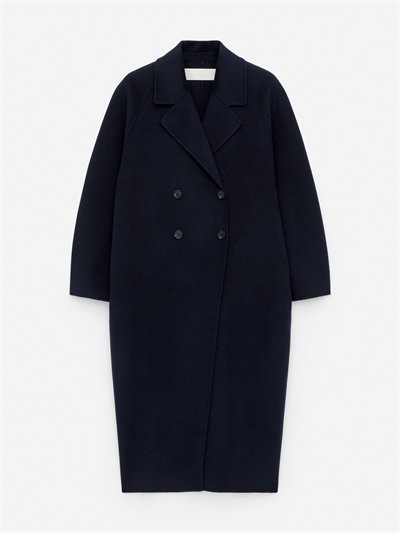 Двубортное пальто из шерстяной смеси артикул 1263843001