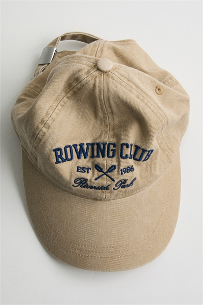 Кепка из твила с вышивкой артикул 1232067060