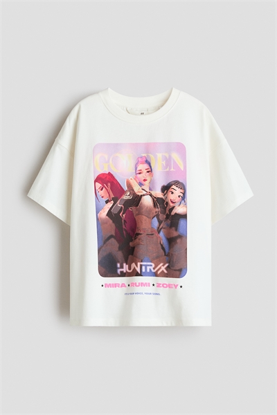 Футболка с принтом хлопковая артикул 1263226064