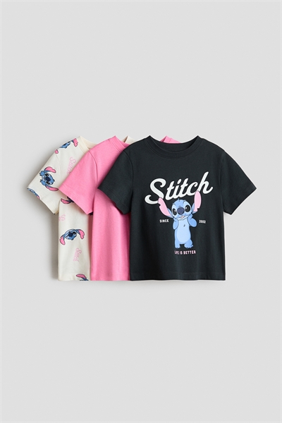 Футболка с принтом из трикотажа, 3 шт артикул 0937175093