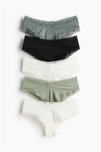 Трусы-хипстеры из микрофибры в упаковке из 5 штук артикул 1261554015