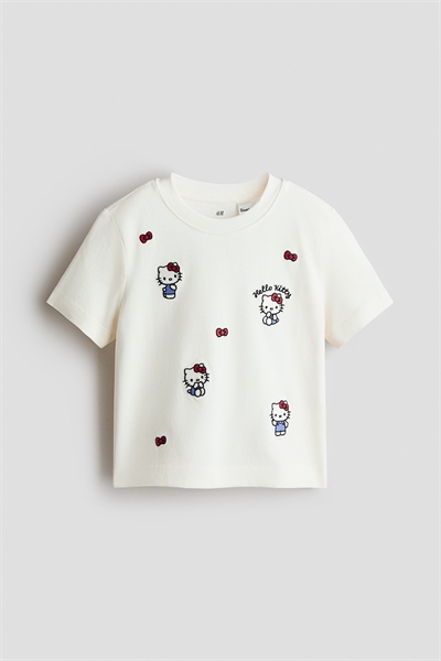 Футболка из хлопка с принтом артикул 1271597046