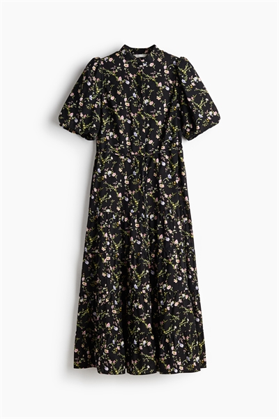 Длинное хлопковое платье артикул 1275645009