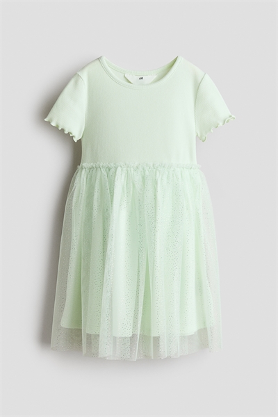 Платье с юбкой из тюля артикул 1281499019