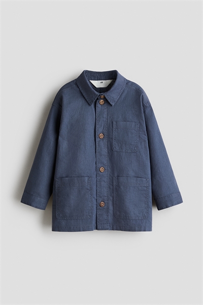 Льняная рубашка оверсайз артикул 1289777003