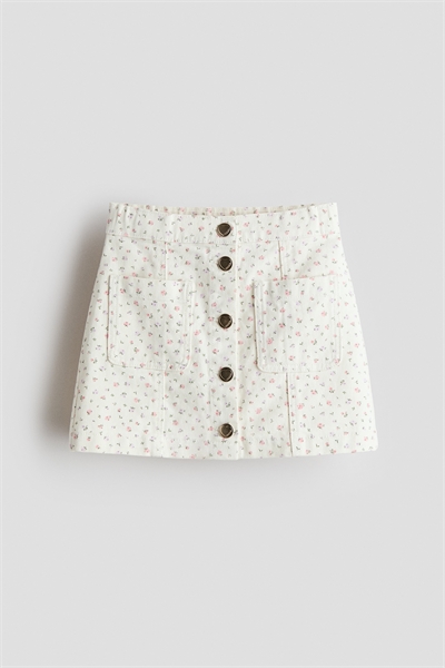 Юбка из хлопковой саржи артикул 1302949003