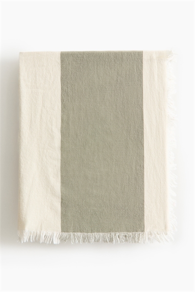 Полосатое хлопковое покрывало артикул 1310850001